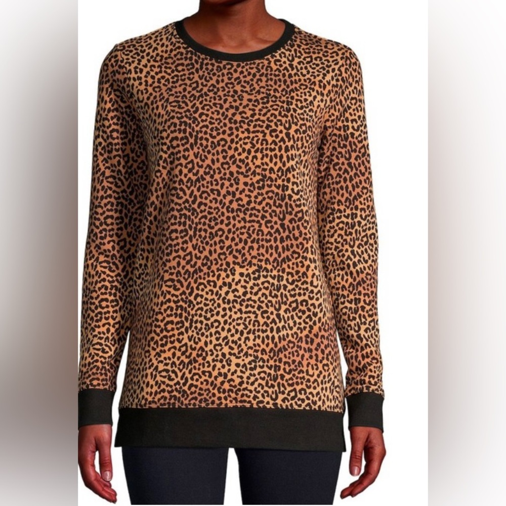 Land’s End XS animal print top New Without Tags